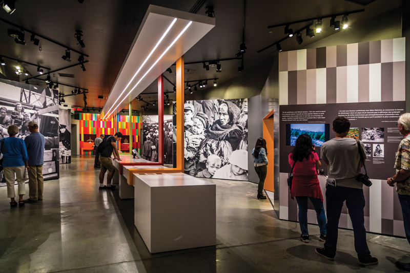 Canadian Immigration Hall (Photo courtesy of Canadian Museum of Immigration)