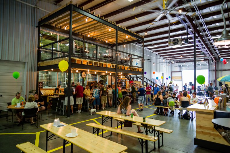 Tasting Room at Bold Rock Hard Cider in River Mills, NC