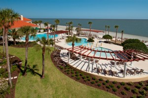 Swimming Pool, The King and Prince Beach & Golf Resort. St. Simons Island, GA.